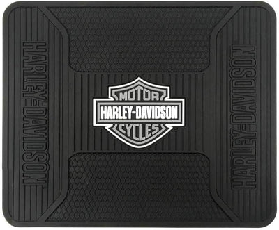 Harley-Davidson Utility Mat, Elite Series Bar & Shield, Non-Carpeted, Gray 1242G