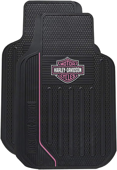 Harley-Davidson Floor Mats Pink HD Bar & Shield