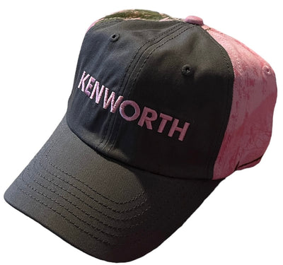 Kenworth Trucks Motors Ladies Pink RealTree Camo Trucker Hat/Cap