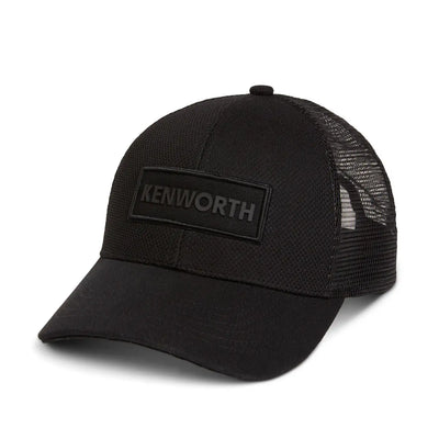 Kenworth KW Trucks Motors Blackout Mesh Snap Back Trucker Cap/Hat