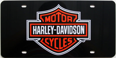 Harley Davidson acrylic license plate