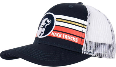 Mack Trucks Bulldog Color Strip Snapback Trucker Cap/Hat