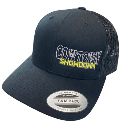 Cowtown Showdown 2022 Embroidered Snapback Hat Black/Black