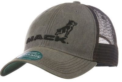 Mack Trucks Grey Legacy Old Favorite Adjustable Snapback Trucker Cap/Hat