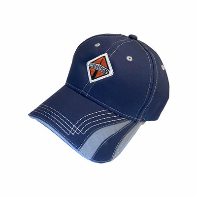 International Trucks Cap - Reflective Safety Stripe Navy Blue Embroidered Hat