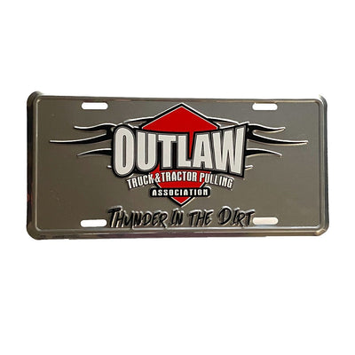 Outlaw Truck and Tractor Pulling Association Aluminum License Plate