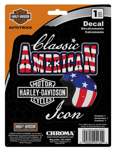 CHROMA 25132 Harley-Davidson Patriotic Classic American Icon 1pc Decal