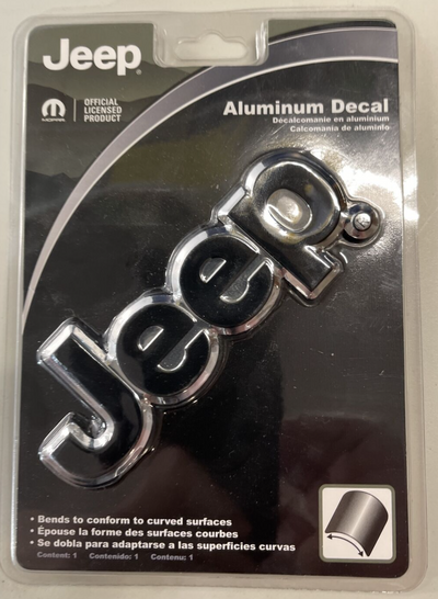 Jeep aluminum decal