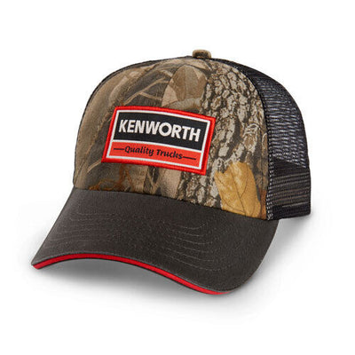 Kenworth Trucks Motors Realtree Camouflage Hardwoods HD Mesh Sandwich Hat/Cap