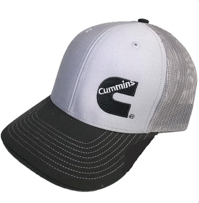 Dodge Cummins Richardson Ball Cap hat Summer mesh snap Back Gray