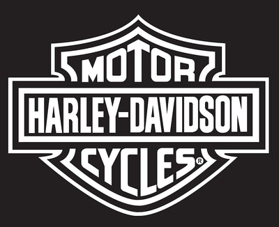 Chroma Graphics Harley Davidson Die Cutz - White Decal 3614