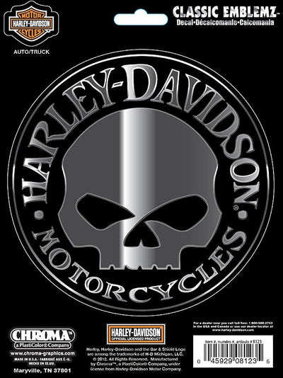 Harley-Davidson Willie G Classic Emblemz Decal 8123
