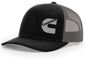 Cummins Snapback Trucker Hats 112 Black/Charcoal