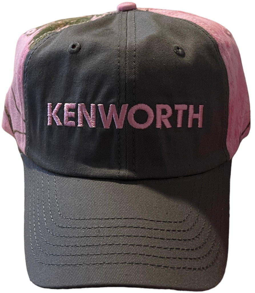 Kenworth Trucks Motors Ladies Pink RealTree Camo Trucker Hat/Cap