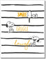 Desperate Enterprises Peanuts Gang Tin Sign Snoopy Giggle Laugh #2775