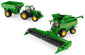 NEW John Deere 1/32 S780 Combine Grain Head 7290R Tractor Grain Cart LP79390