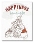 Winnie The Pooh Group Tigger Piglet Eeyore Happiness Is Home Made Tin Sign #2763