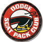 Dodge Scat Pack Metal Round Sign 12” Mopar HEMI Home Garage Bar Wall Decor #2834