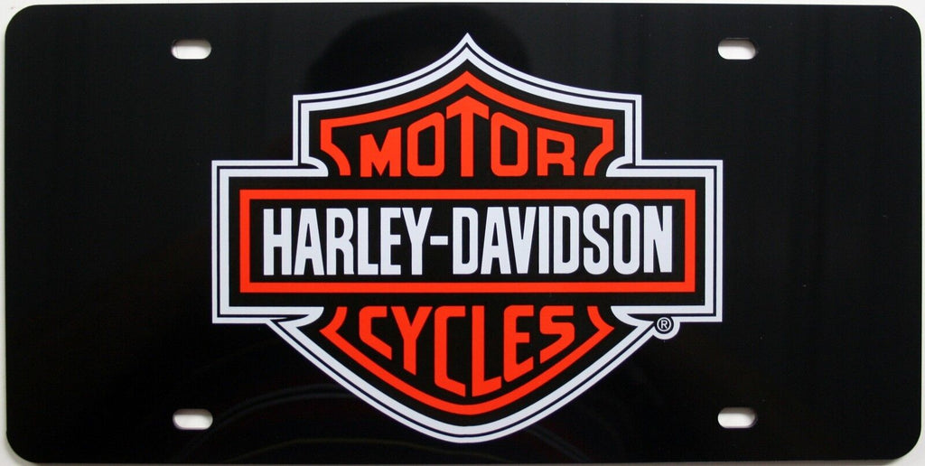Harley Davidson acrylic license plate