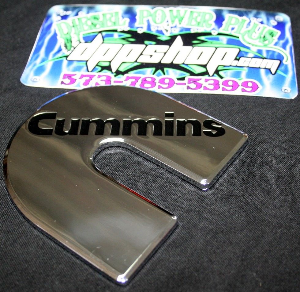 1 Cummins Chrome plate zink emblem