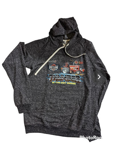 2022 Grey Heather Outlaw Truck & Tractor Pulling Assoc. Hooded Sweatshirt