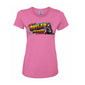 Bracken Pulling Team Outlaw Tractor Pulling Ladies Pink T-Shirt
