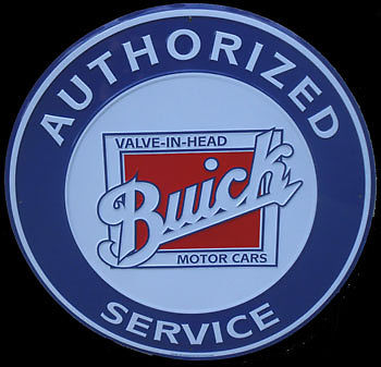 Buick Round Metal Sign