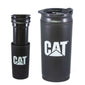CAT Caterpillar Equipment Coffee Press Black Tumbler 16 oz travel cup New