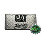 CAT Caterpillar RACING diamond tread License Plate peterbilt kw Tag