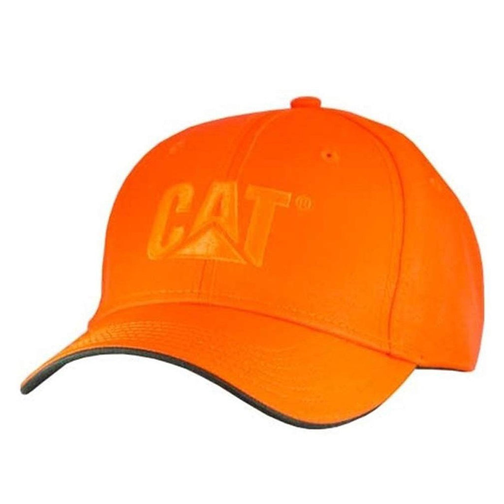 Caterpillar CAT Equipment Hunter Safety Blaze Orange Deer/Bird Hunting Cap/Hat