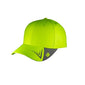 Caterpillar CAT Equipment Safety Yellow Neon Green & Gray Visor Work Cap/Hat
