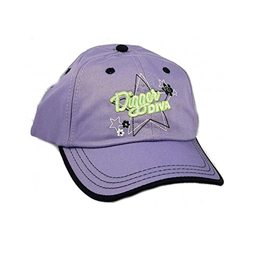 Caterpillar Digger Diva Cap Girls CAT Purple HAT