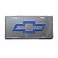 Chevrolet Blue Embossed Chevy License Plate Tag
