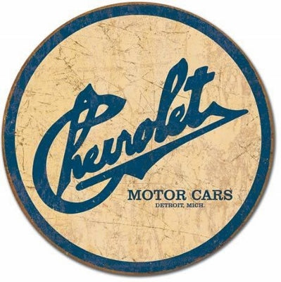 Chevy Historic Logo Metal Sign