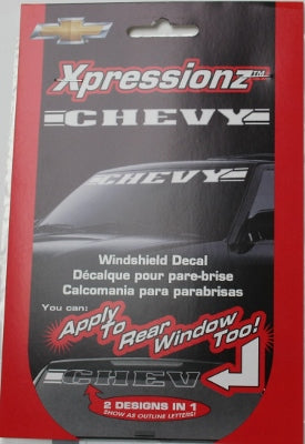 Chevy Windshield Decal