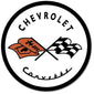 Corvette '53 Logo Metal Sign