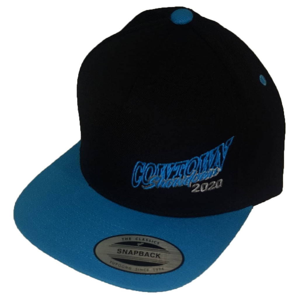 Cowtown Showdown 2020 Black & Blue Flat bill Snapback Hat