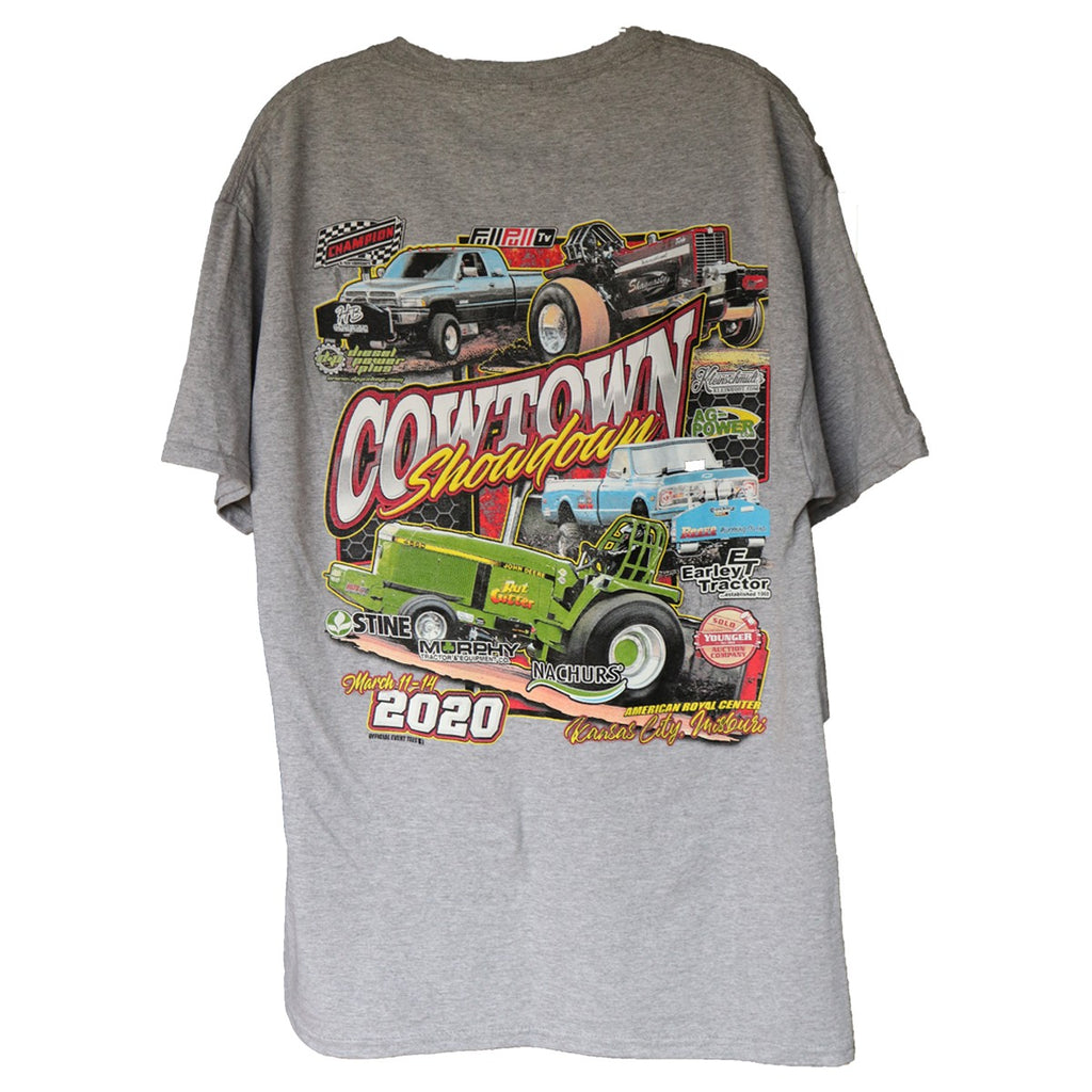 Cowtown Showdown 2020 Gray Adult T-Shirt