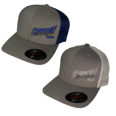 Cowtown Showdown 2020 Grey with Assorted color mesh back OSFA Embroidered Hat