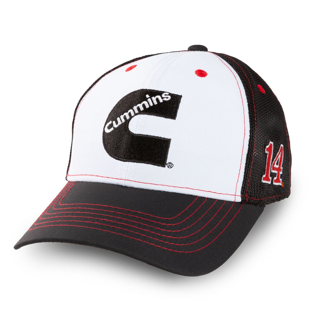 Cummins and No. 14 Clint Bowyer Hat Stewart-Haas Racing summer mesh back cap New