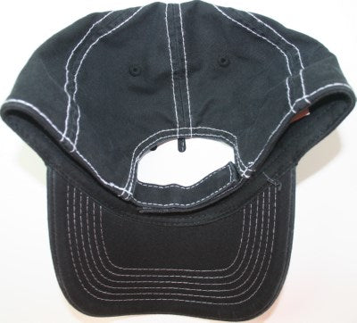 Cummins black base ball cap white stitching hat dodge