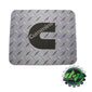 Cummins Diamond Plate Mouse Pad  7.5 inch x 9 inch computer Gray truck rubber