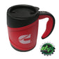 Cummins diesel insulated coffee cup mug thermos red black hot cold 12 oz