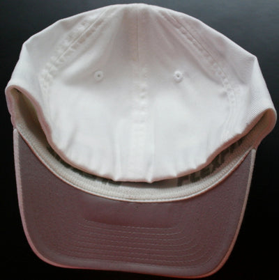 Cummins fitted flexfit flex fit white hat cap dodge truck small/medium & large/xl