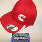 cummins fitted flexfit red white hat cap small/medium