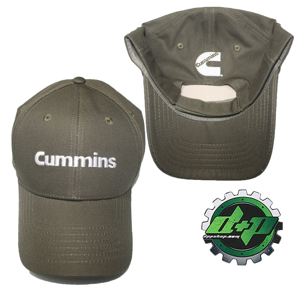 Cummins Olive embroidered word baseball hat ball cap Dodge cummings diesel 4X4