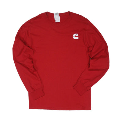 Cummins red long sleeve t shirt truck gear apparel New