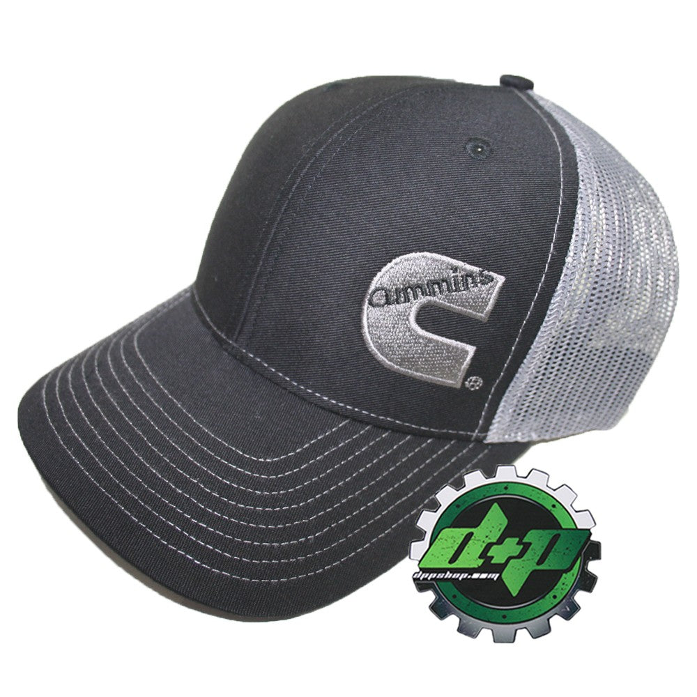 Dodge Cummins Richardson 112 hat  Black w/ Gray summer mesh back cap snapback