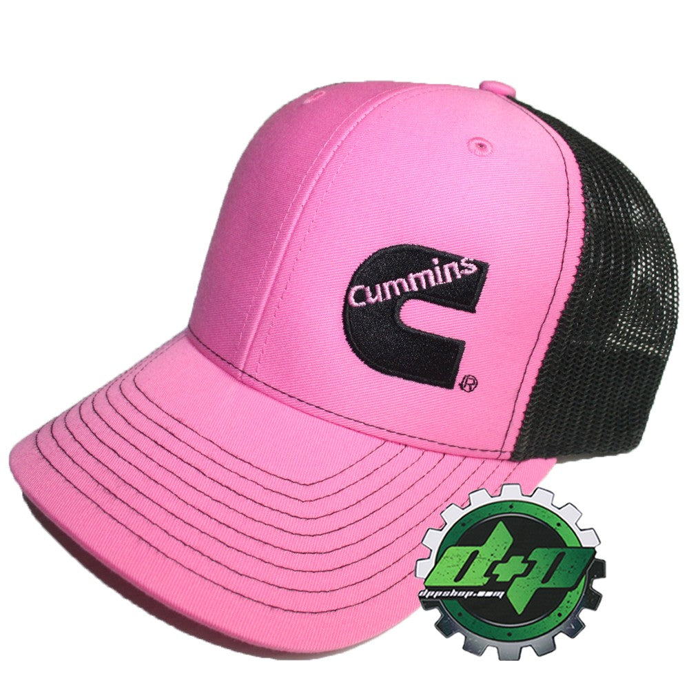 Cummins Richardson hat mesh summer black and pink