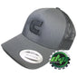 Cummins summer mesh black snapback gray logo hat cap